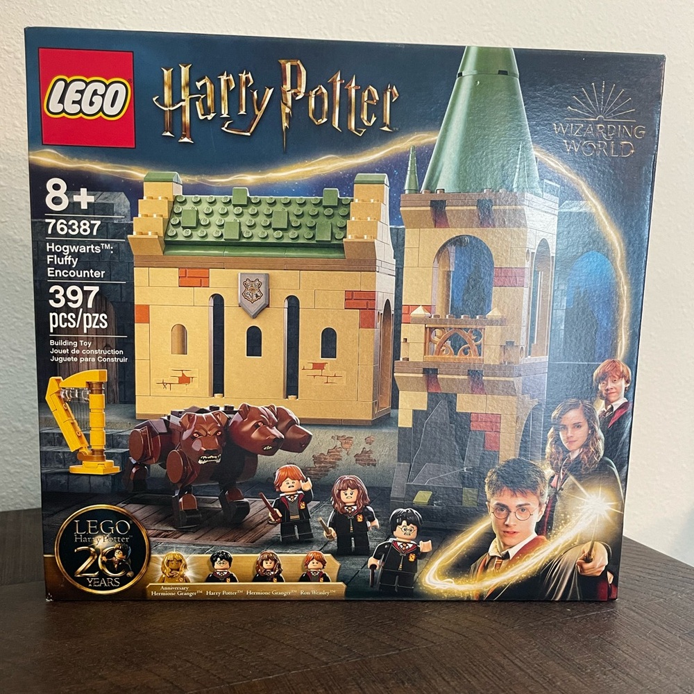 Lego *RETIRED* 76387 Harry Potter Hogwarts Fluffy Encounter 397 pcs Ages 8+